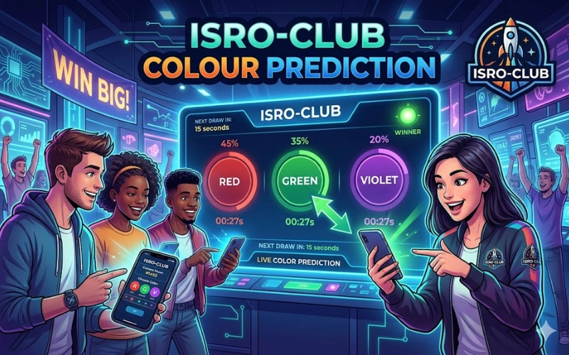 isro-club colour prediction at Colour Prediction Game featured image